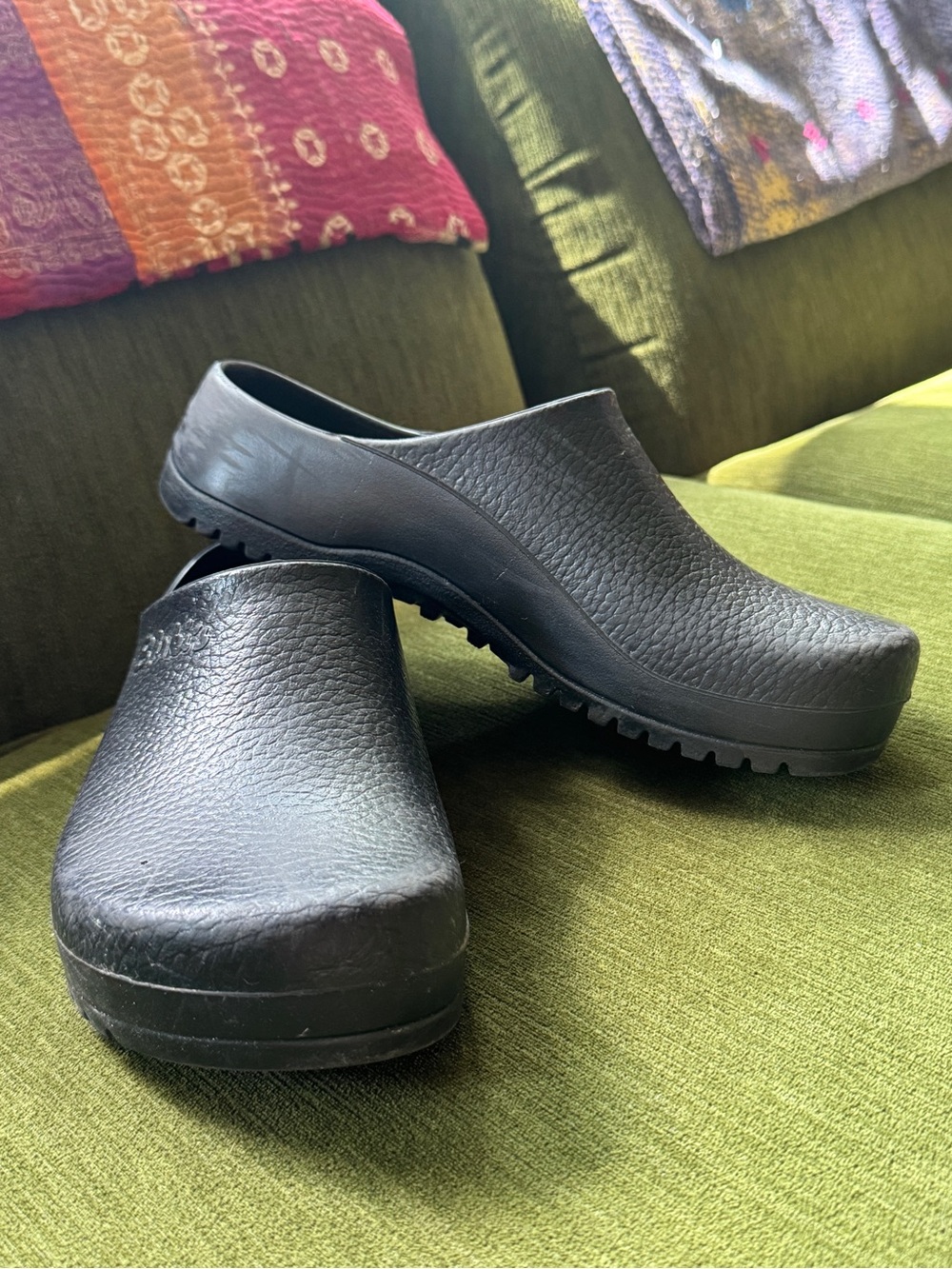Black Super Birki by Birkenstock with new replacement insole 41